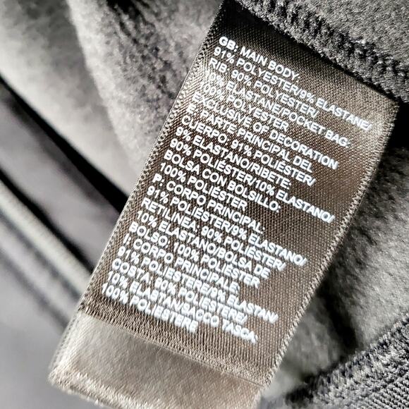 The North Face Black Tekno Full Zip Hood Lined Squaw Valley Employee Jacket Sz S - Picture 12 of 12